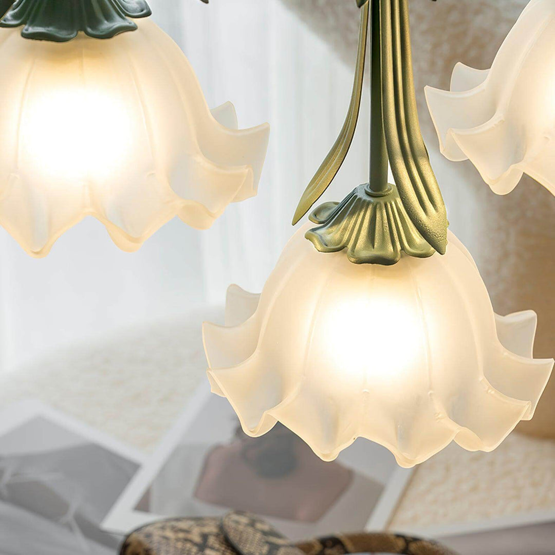 Elegante Hanglamp met Bloemendesign