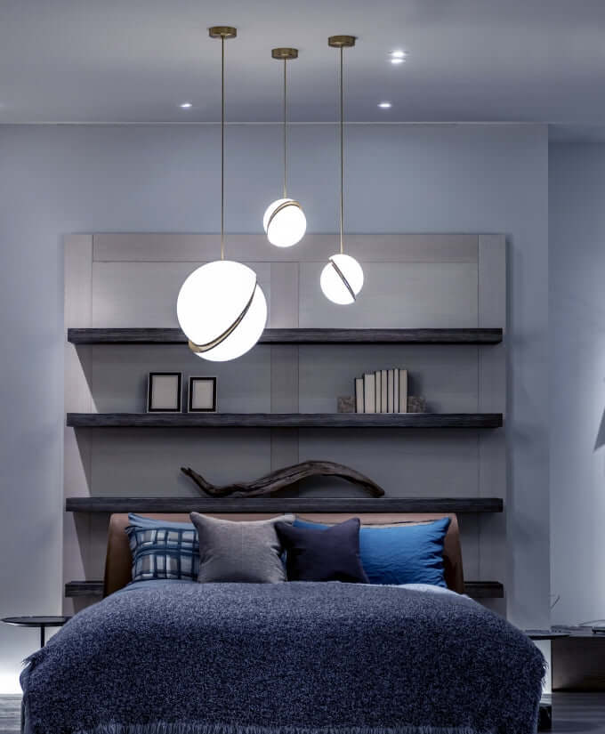 Moderne Halve Maan Hanglamp - LED