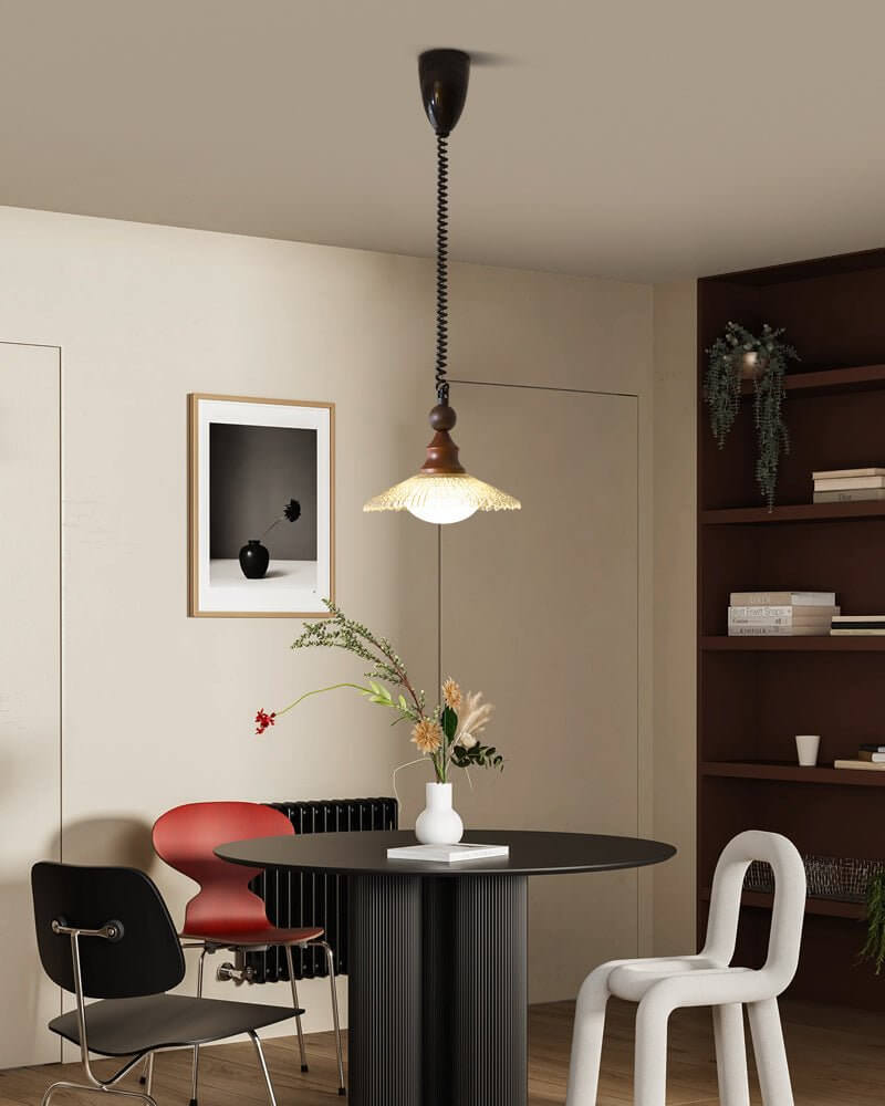Hanglamp met Houten Accent - Stijlvol & Sfeervol