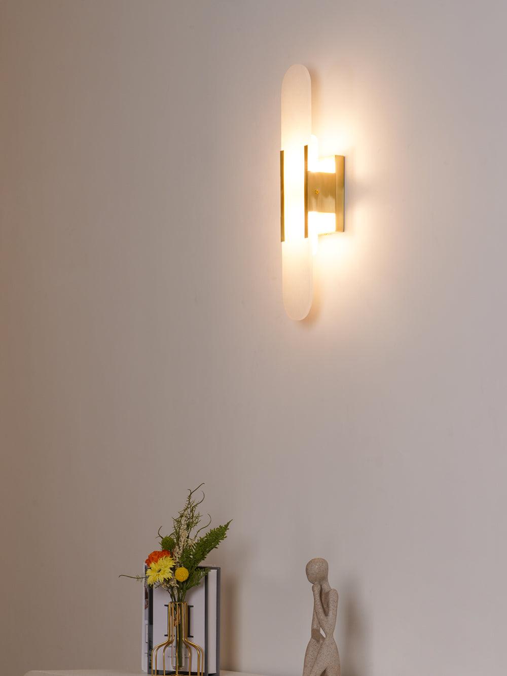 Moderne Wandlamp - Albast & Metaal