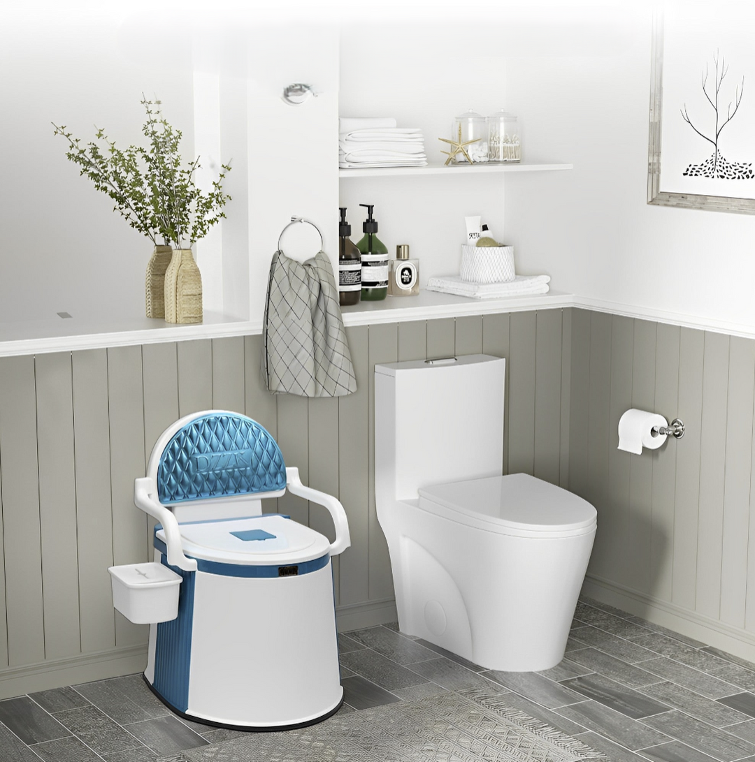 Draagbaar Toilet voor Volwassenen & Ouderen - 19L Commode