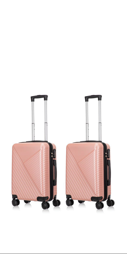 2-delige hardcase kofferset Santorini, ideaal voor flexibel en stijlvol reizen.