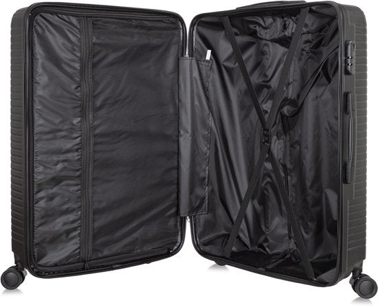 Flexibele en stevige 2-delige hardcase kofferset, perfect voor al uw reizen.