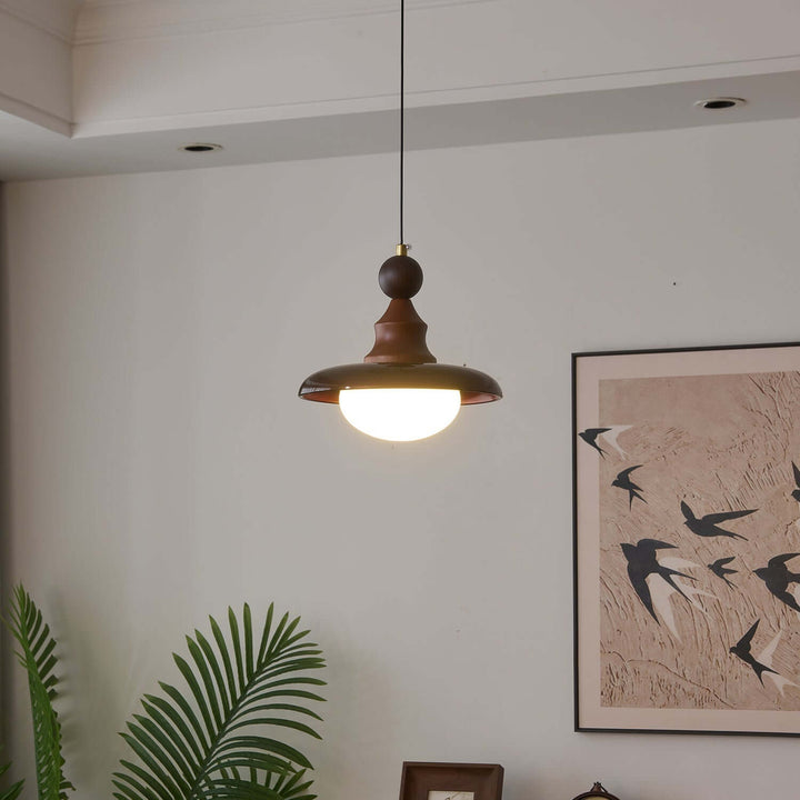 Hanglamp met Houten Accent - Stijlvol & Sfeervol