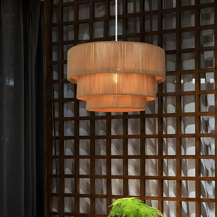 Hanglamp Touw & Metaal - Industrieel Design