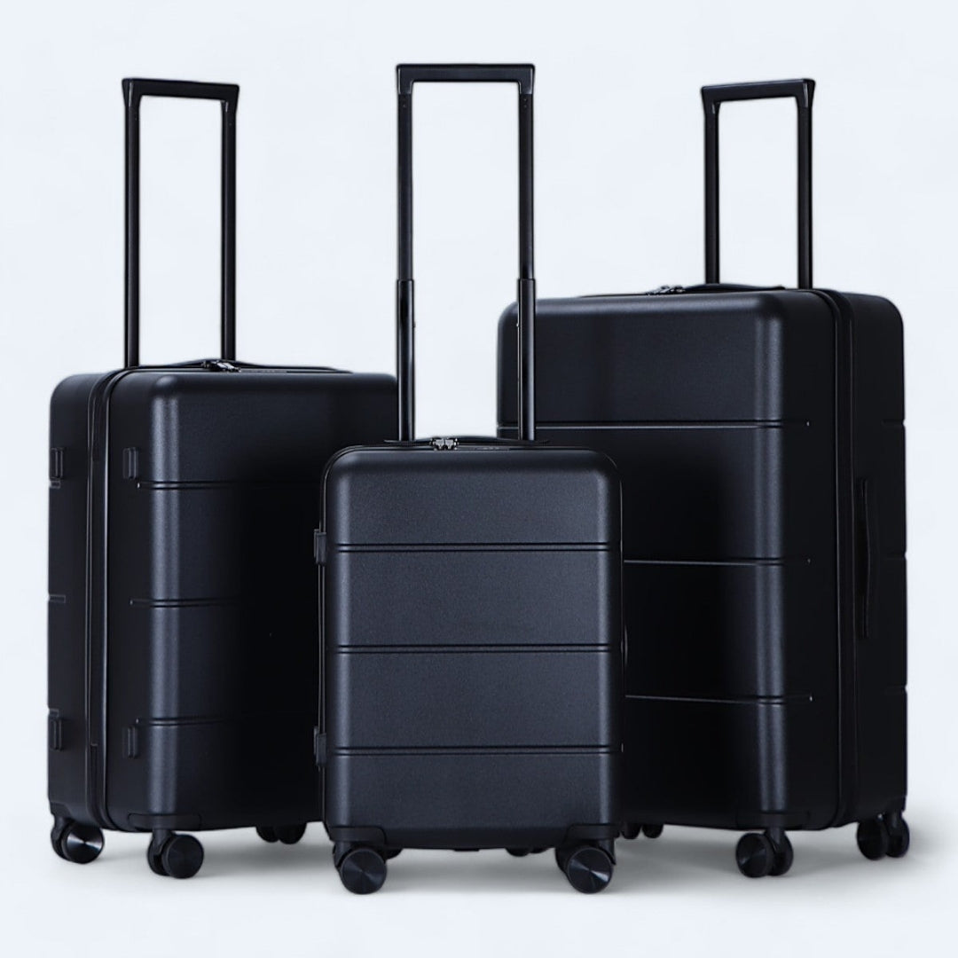 3-delige hardcase kofferset Atlas Explorer voor flexibel en robuust reizen.