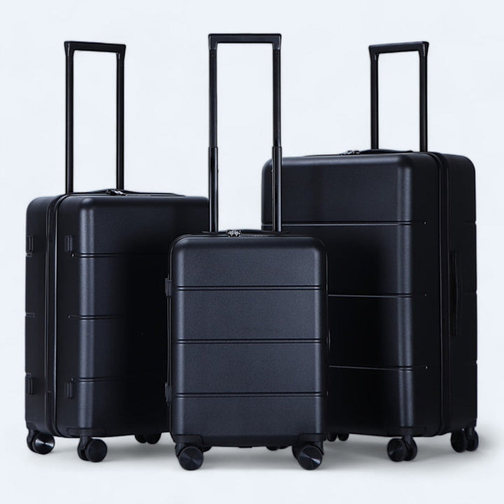 3-delige hardcase kofferset Atlas Explorer voor flexibel en robuust reizen.