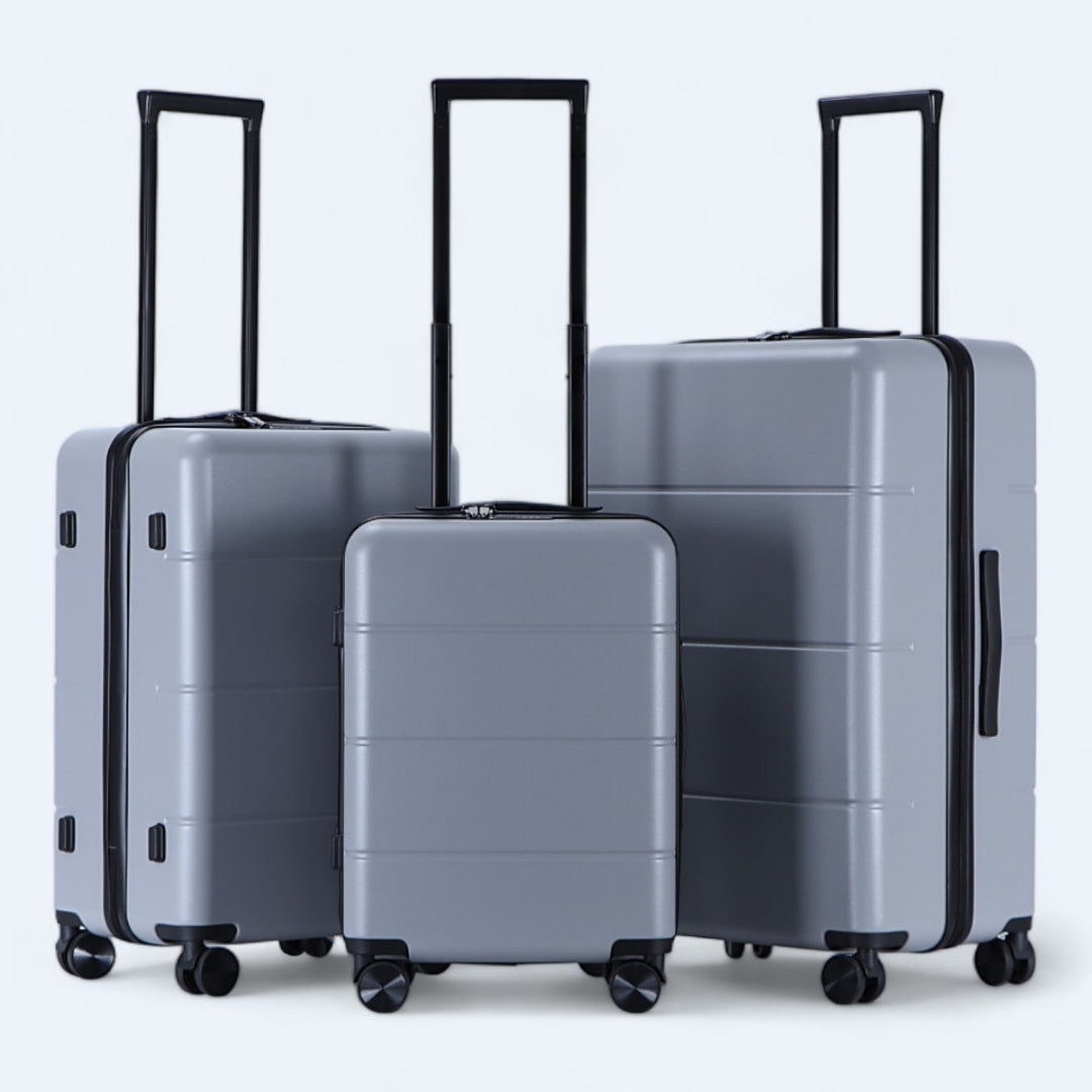 Lichtgewicht 3-delige bagageset met wielen, ideaal voor elke soort reis.