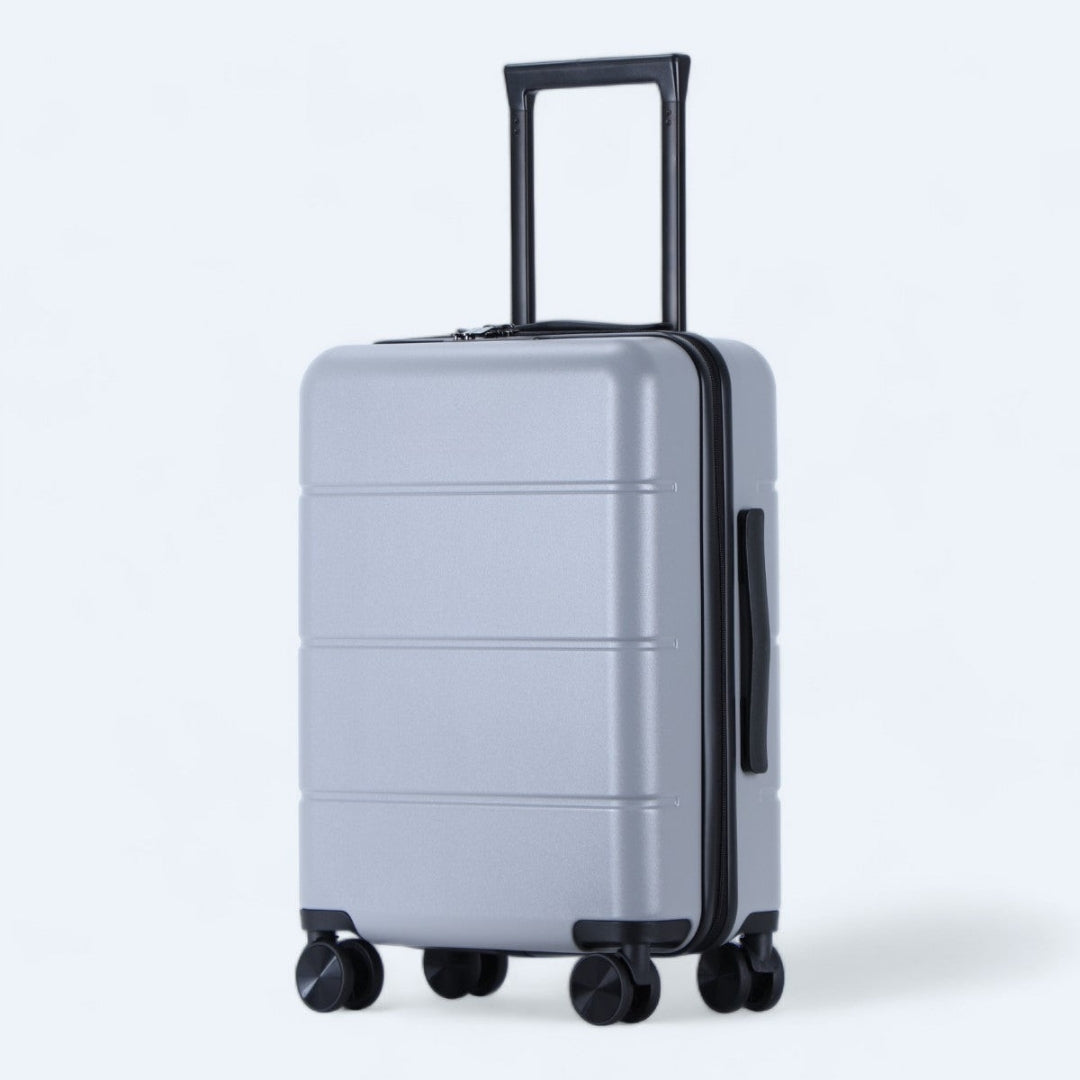 Flexibele hardcase kofferset, 3-delig, robuust en met veilig cijferslot.