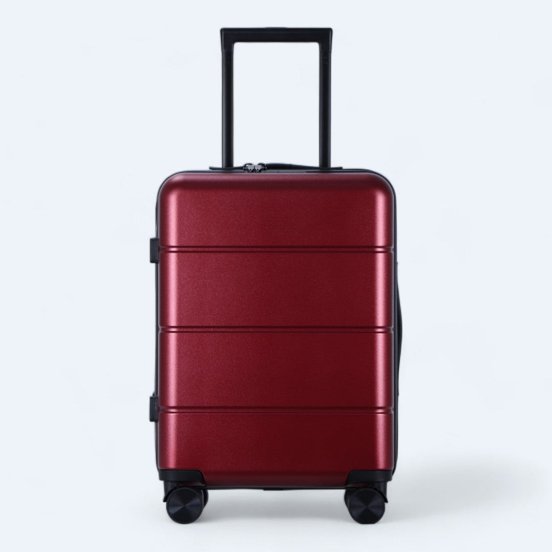 Flexibele 3-delige trolley set, harde schaal en robuust voor stedentrip.