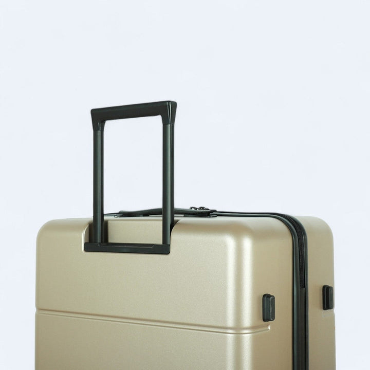 Lichtgewicht hardcase trolley set, 3-delig, ideaal voor vakantie en stedentrip.