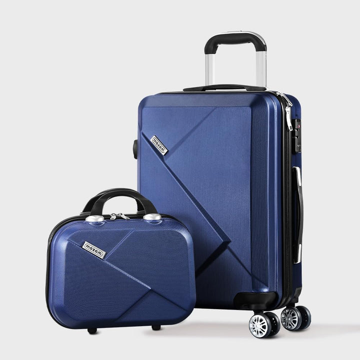 Hardshell kofferset (3-delig) met 360° spinnerwielen voor moeiteloos navigeren op luchthavens.