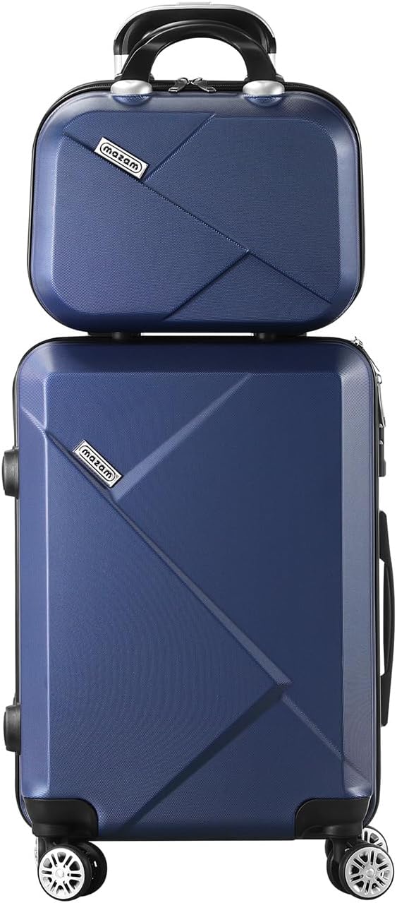 Lichtgewicht spinner kofferset (3 stuks) met superieure wielen en TSA-slot voor comfortabel reizen.
