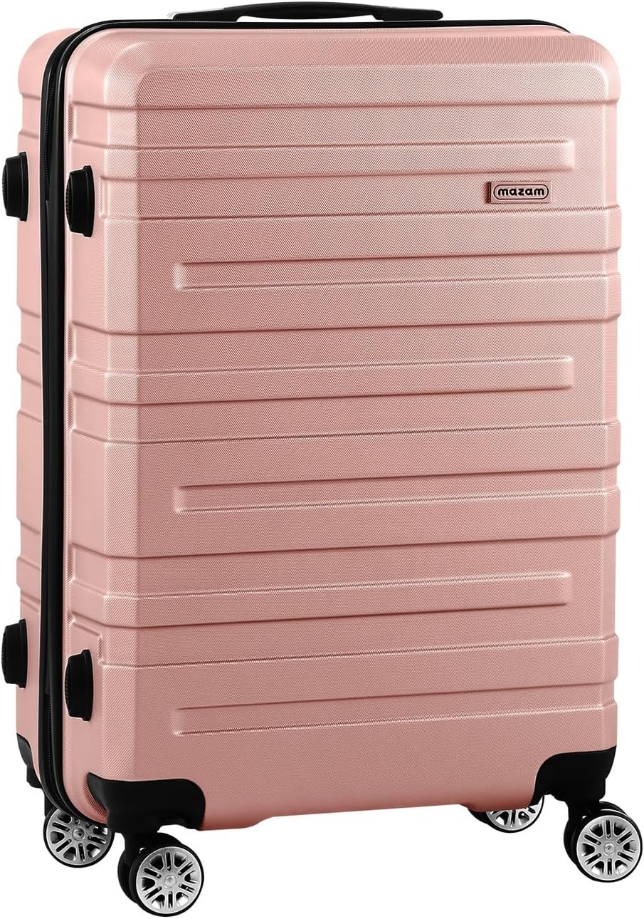 Robuuste hardshell bagage set, 3 stuks, met TSA-slot en schokbestendige constructie.