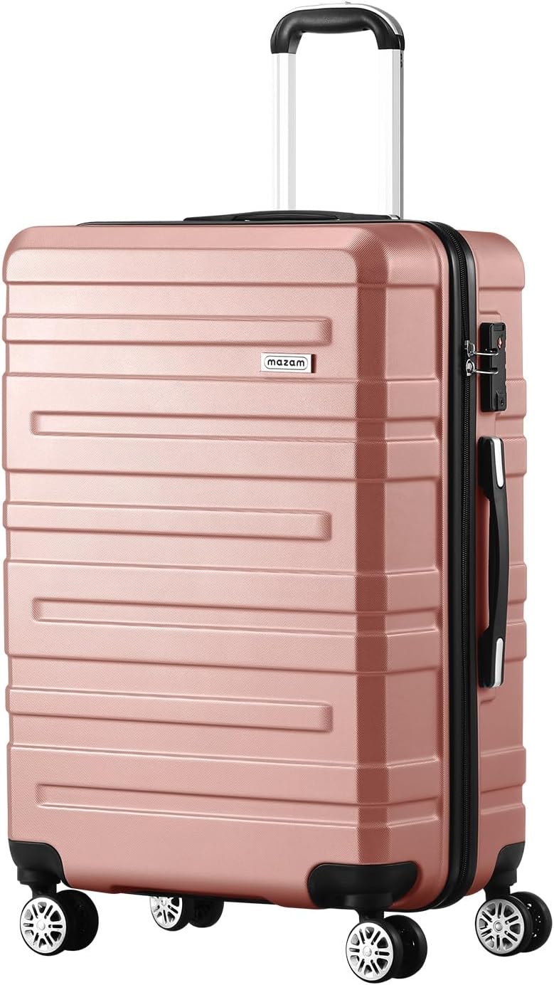 Lichtgewicht hardshell kofferset (3-delig) met versterkte hoeken en TSA-slot.