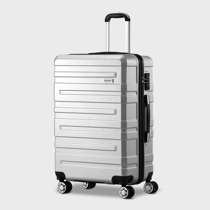 Complete 3-delige hardshell kofferset voor korte, middellange en lange reizen, inclusief TSA-slot.