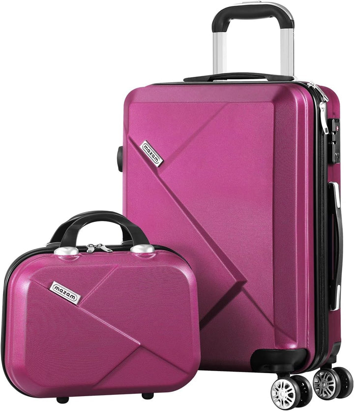Duurzame 3-delige bagageset met hardshell koffers, TSA-slot en georganiseerd interieur.