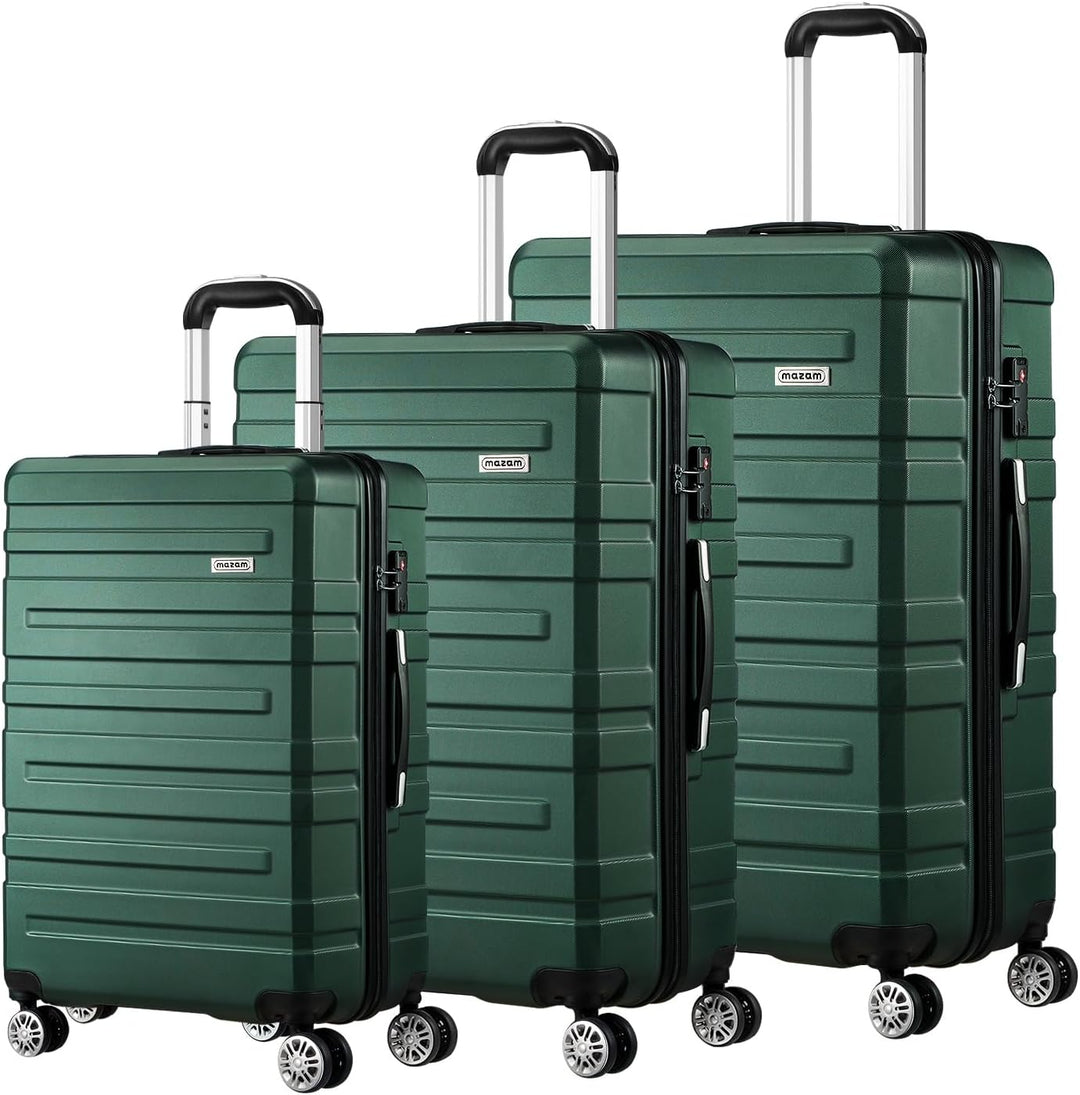 Reiskoffer set (3 stuks) met hardshell, TSA-slot en georganiseerde binnenkant voor efficiënt inpakken.