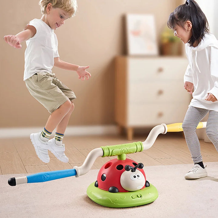 3-in-1 sport speelgoed springtouw machine, trainingsspeelgoed, kleurrijk ontwerp, automatisering, geschikt voor kinderen