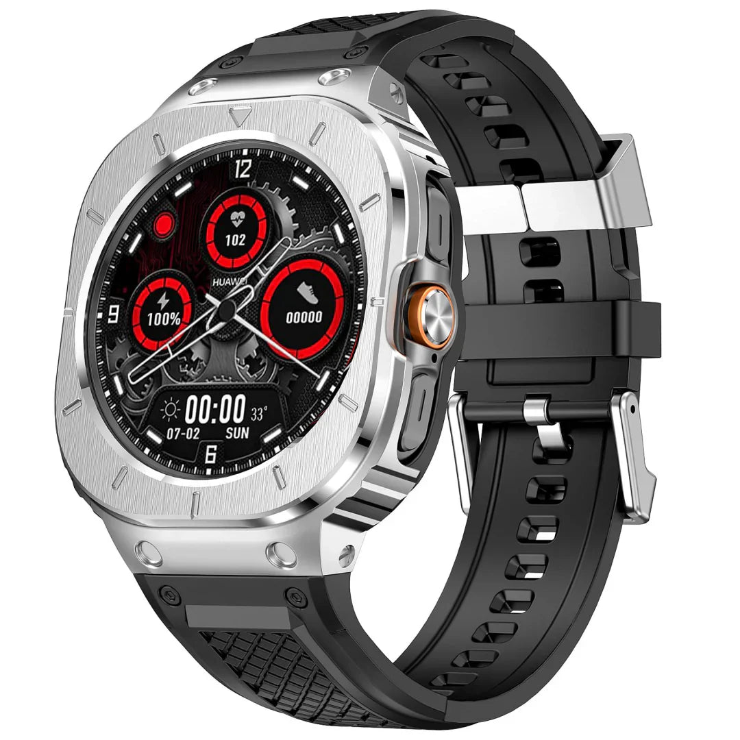 Rugged Roestvrijstalen Behuizingsset voor Samsung Galaxy Watch Ultra