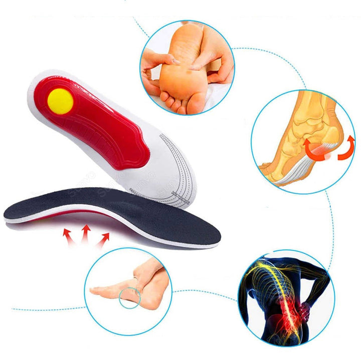 Ergonomische 3D steunzolen bieden optimale voetboogondersteuning voor langdurig comfort en pijnvrije stappen.