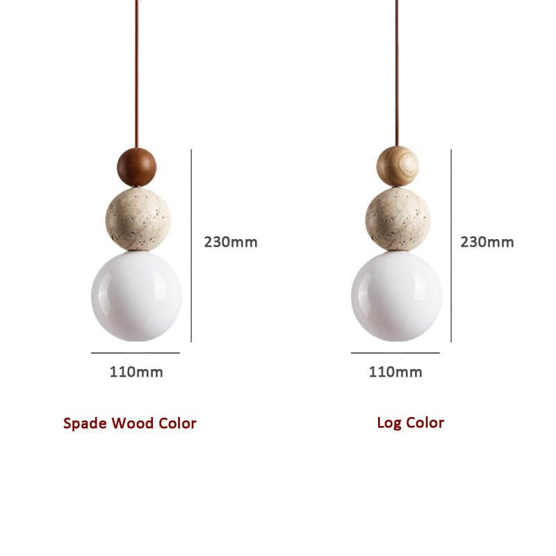 Moderne Hanglamp Travertin - Eenvoudig Design