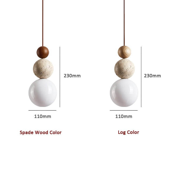 Moderne Hanglamp Travertin - Eenvoudig Design