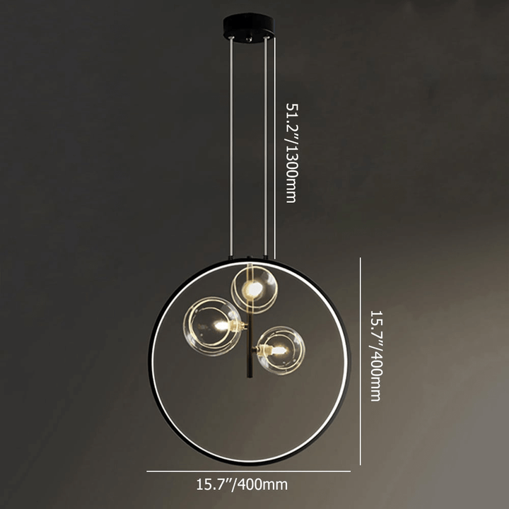 Minimalistische Glazen Hanglamp - LED Verlichting