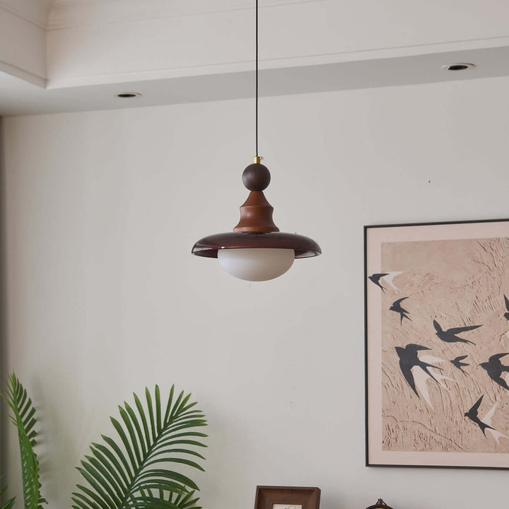 Hanglamp met Houten Accent - Stijlvol & Sfeervol