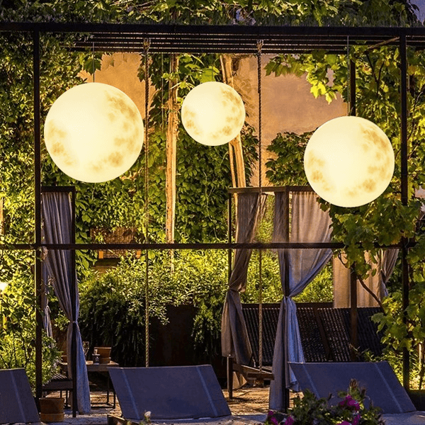 Maanvormige Tuinlamp - Sfeervolle