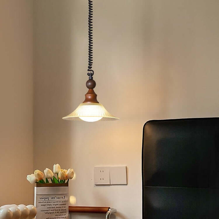 Hanglamp met Houten Accent - Stijlvol & Sfeervol
