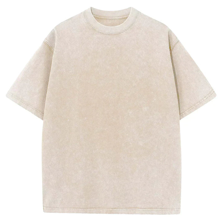 Comfortabel heren oversized T-shirt in effen kleur, perfect voor een relaxte en stijlvolle lente/zomer look.
