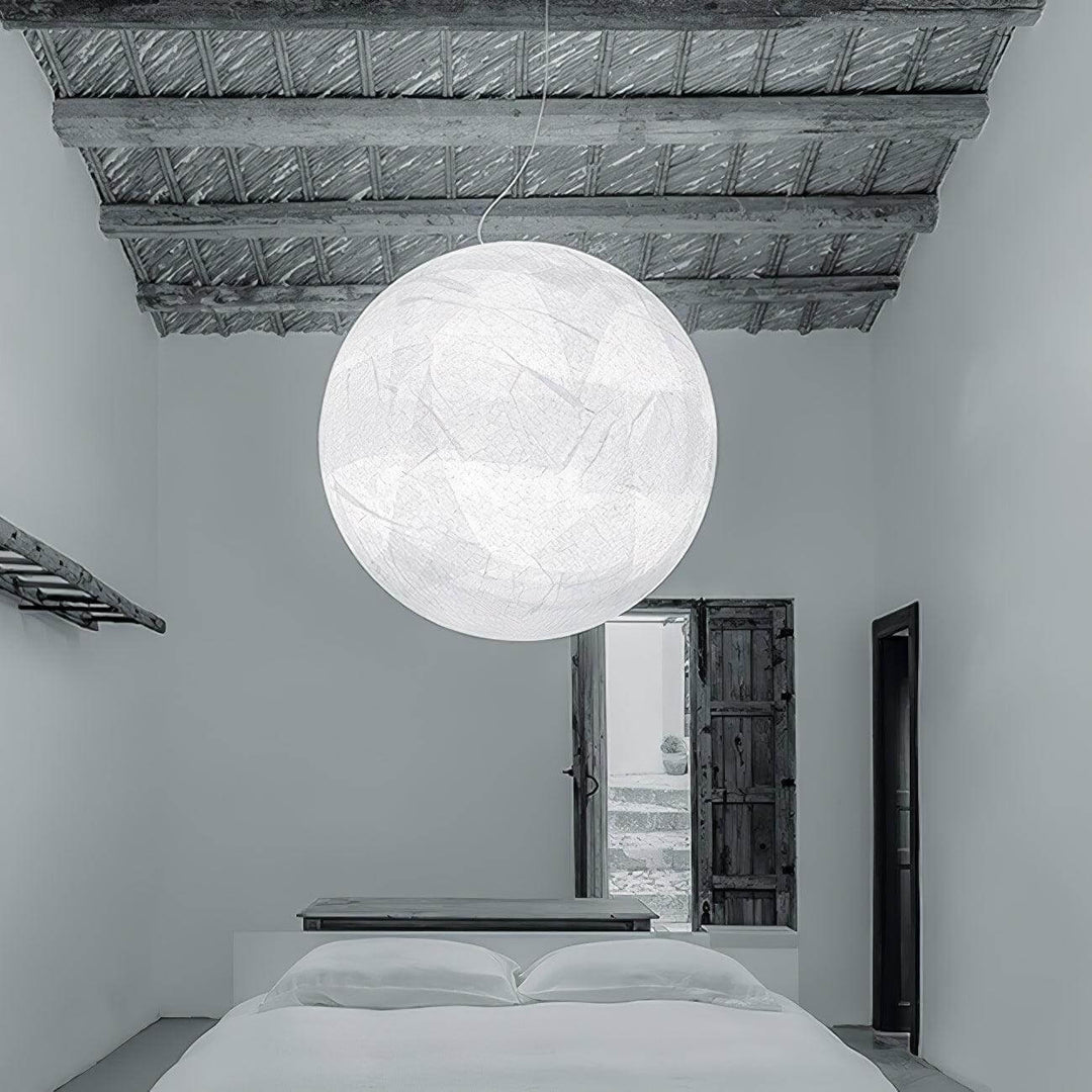 Zijden Hanglamp - Sfeervolle Verlichting voor Uw Interieur
