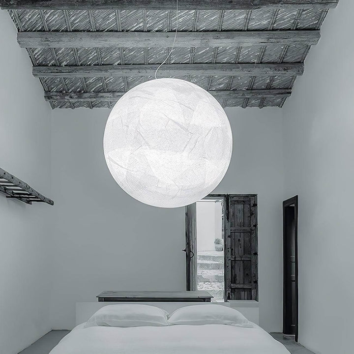 Zijden Hanglamp - Sfeervolle Verlichting voor Uw Interieur