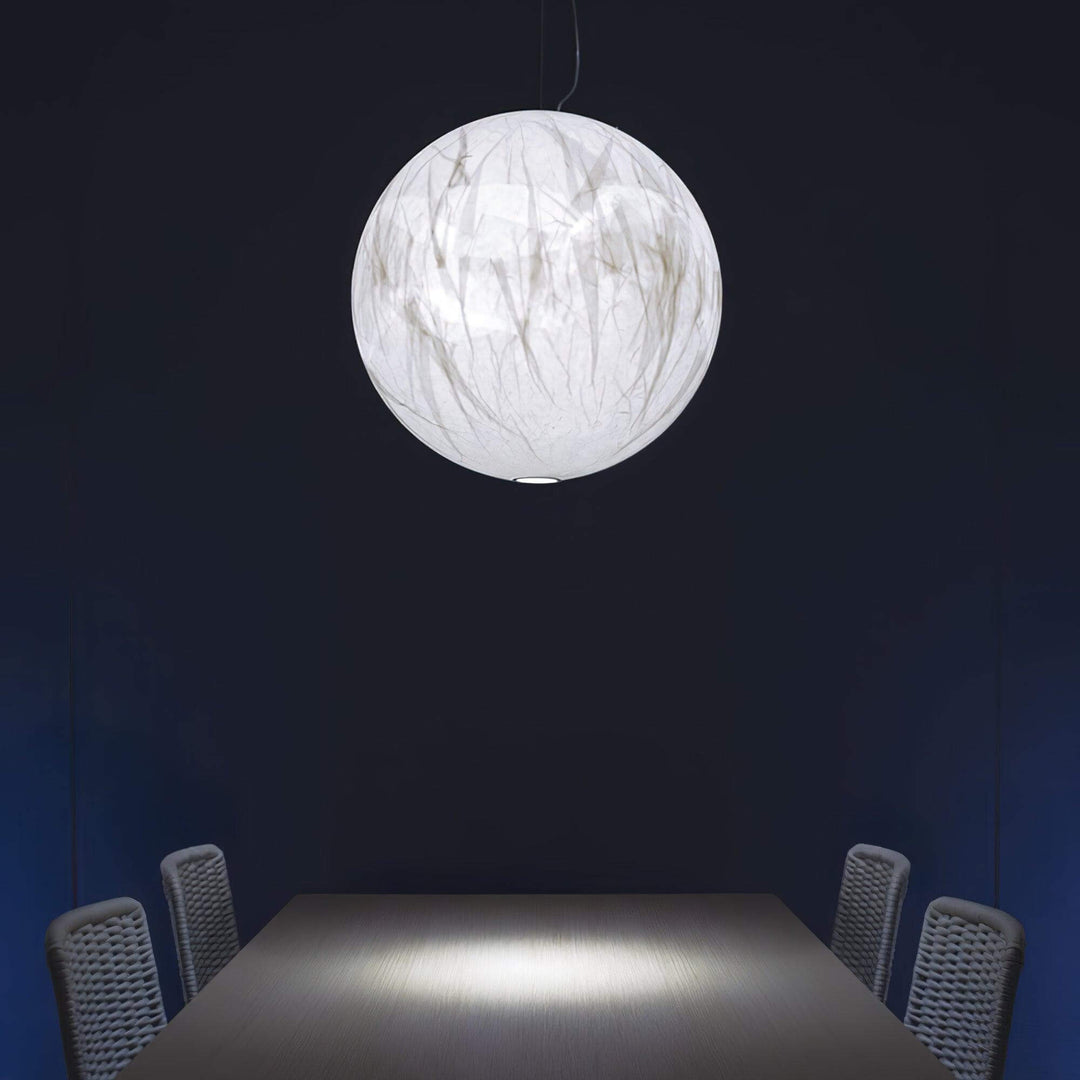 Zijden Hanglamp - Sfeervolle Verlichting voor Uw Interieur
