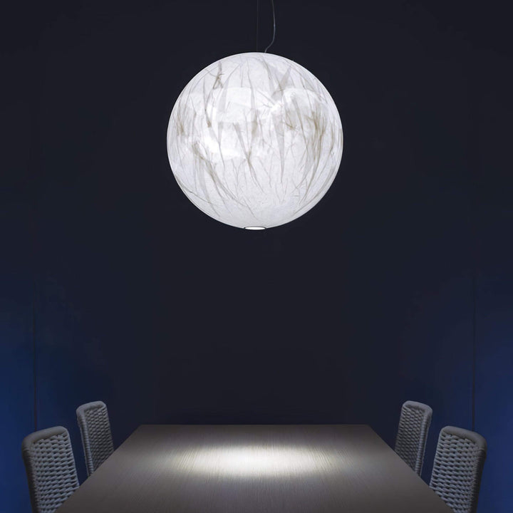 Zijden Hanglamp - Sfeervolle Verlichting voor Uw Interieur