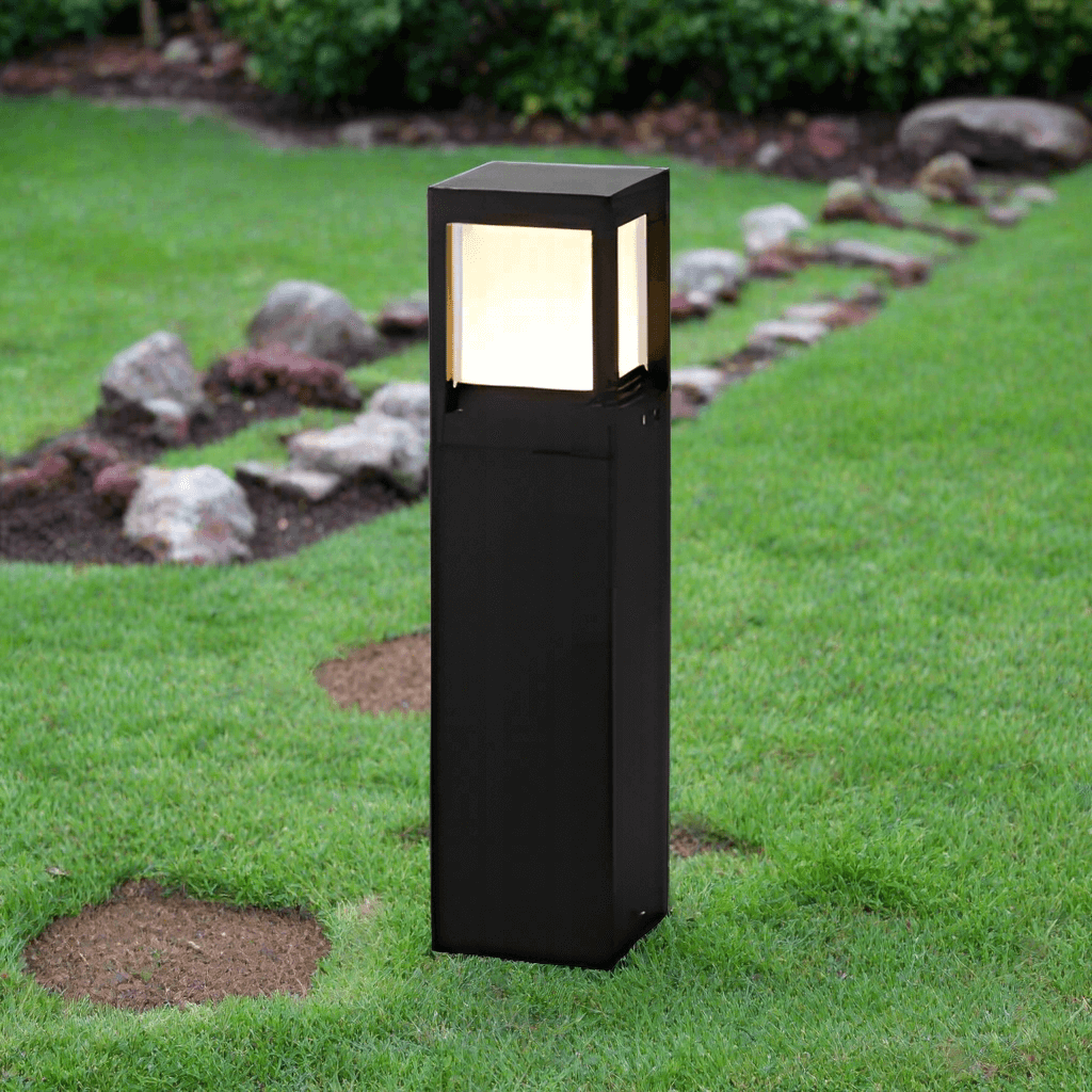 Kubusvormige Buitenlamp op Zonne-energie (60cm)