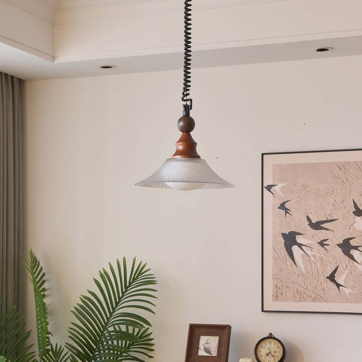 Hanglamp met Houten Accent - Stijlvol & Sfeervol