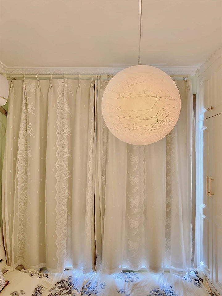 Zijden Hanglamp - Sfeervolle Verlichting voor Uw Interieur