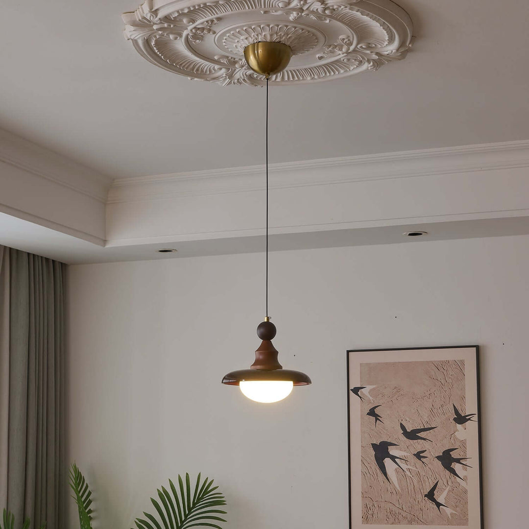 Hanglamp met Houten Accent - Stijlvol & Sfeervol