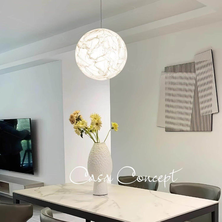 Zijden Hanglamp - Sfeervolle Verlichting voor Uw Interieur