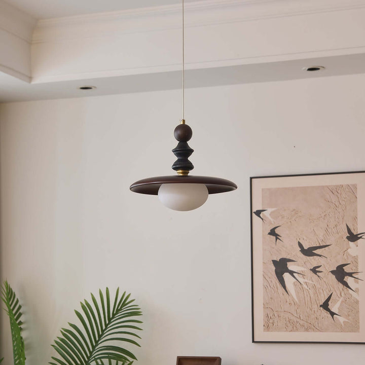 Hanglamp met Houten Accent - Stijlvol & Sfeervol