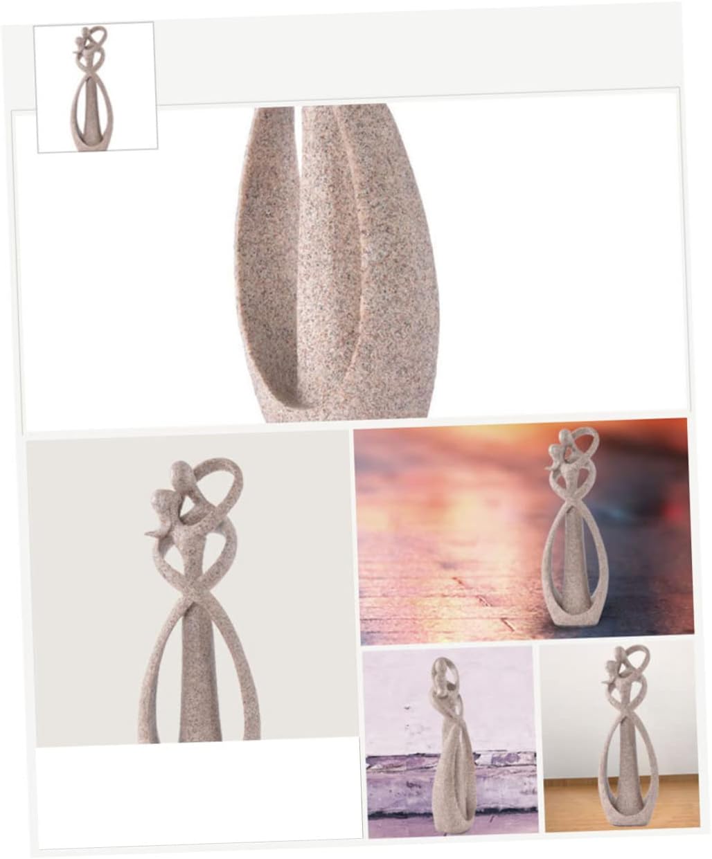 Eeuwige Omhelzing Beeldje - Abstract - Tijdloze Liefde