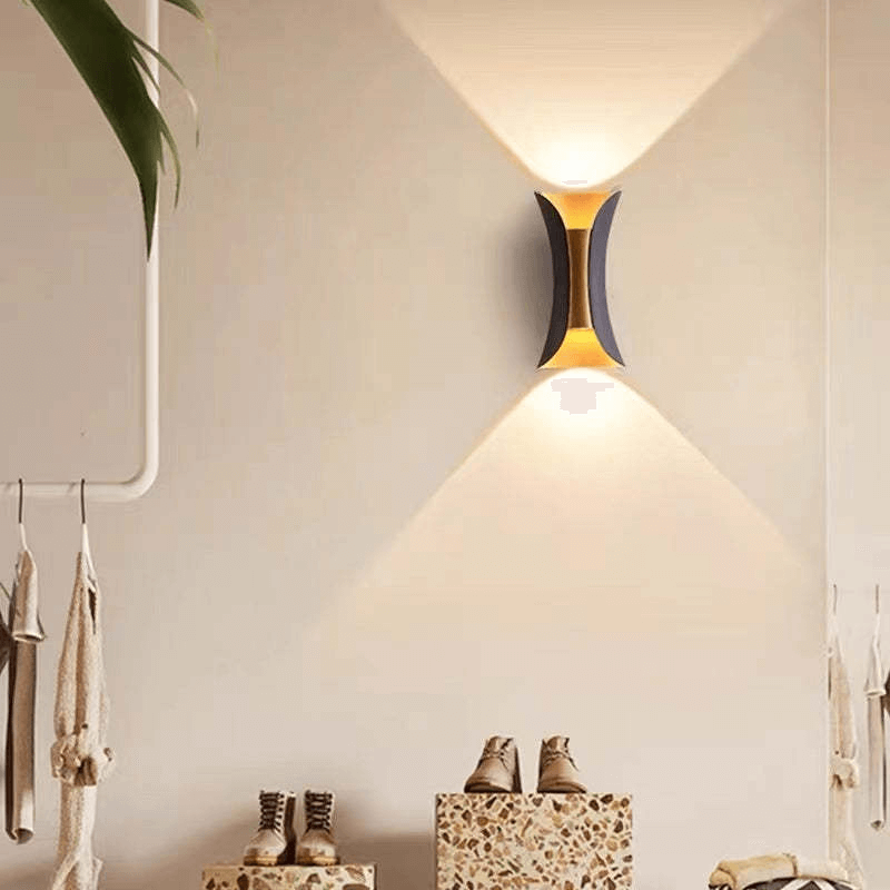 Buiten LED Aluminium Wandlamp - Waterdicht