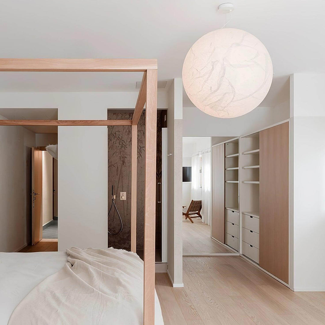 Zijden Hanglamp - Sfeervolle Verlichting voor Uw Interieur