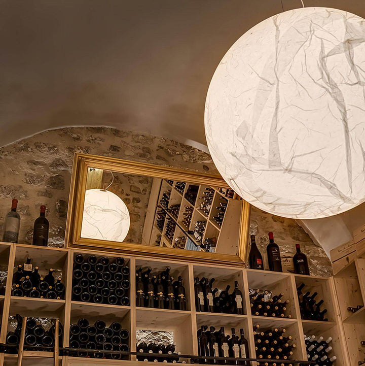 Zijden Hanglamp - Sfeervolle Verlichting voor Uw Interieur