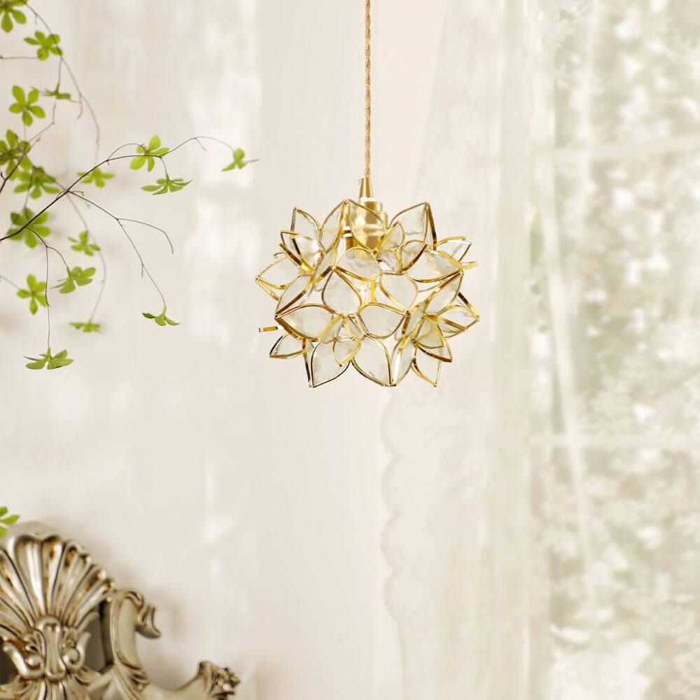 Elegante Hanglamp met Schelp Design