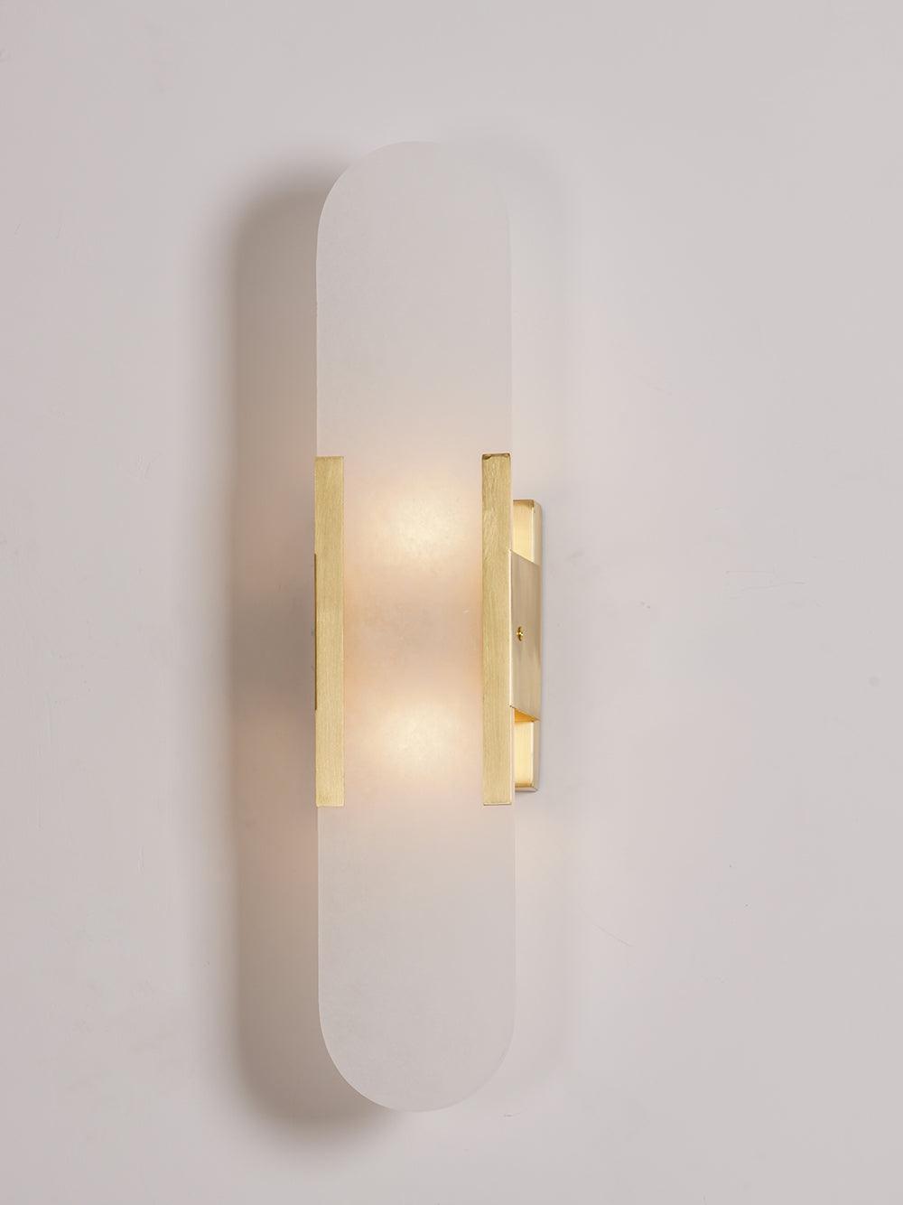 Moderne Wandlamp - Albast & Metaal