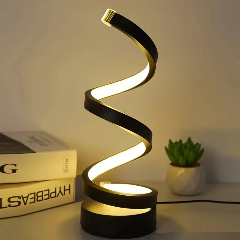 TwistLight - Moderne LED Tafellamp Spiraal Design