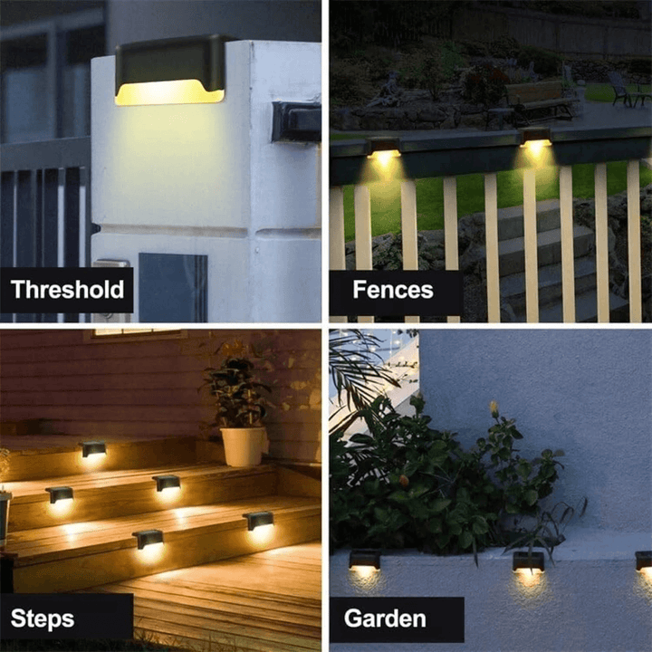 Draadloze LED Solar Buitenlampen voor Tuin en Oprit